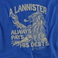 thumbnail image 2 of Game of Thrones T-Shirt Debts Unisex Graphic Tee For Men & Women, 2 of 7