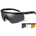 thumbnail image 2 of Wiley X Saber Advanced Sunglasses, Interchangeable Grey/Clear/Rust Lens / Matte Black Frame - 308, 2 of 2
