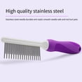 thumbnail image 5 of ievspot Dematting Fur Rake Comb for Dogs Cats Stainless Steel Shedding Brush for Medium And Long-Haired Pets Grooming Tool, 5 of 8