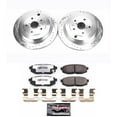thumbnail image 3 of PowerStop Rear Z26 Street Warrior Carbon-Fiber Ceramic Brake Pad and Drilled and Slotted Rotor Kit Fits: SUBARU Select Models K4645-26, 3 of 9