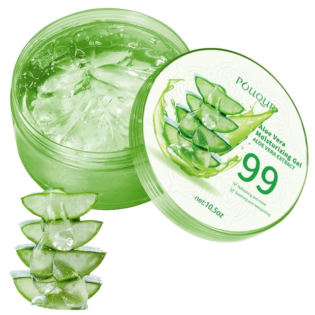 Gel de Aloe Vera Puro 99% Fuveuua 210 ml Calmante para Quemaduras de Sol