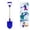 Blue, variant on Beach Toys,1PC Boy and Girl 's Snow Shovel Boy and Girl 's Beach Shovel with Wooden Handle
