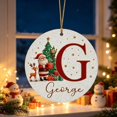 thumbnail image 4 of 2026 Christmas Home Party Decoration 26 Letters Round Acrylic Christmas Ornament Set Personalized Alphabet Round Pendant DIY Custom Christmas Tree Hanging Decorations Festive Round Pendant, 4 of 6