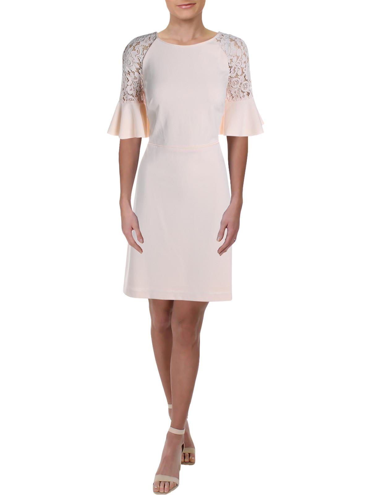 ralph lauren lace trim dress