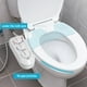Fixation pour Bidet de Toilette à Eau Chaude et Froide, Double Buse Auto-Nettoyante Non Électrique, Pression et Température de l'Eau Réglables – image 4 sur 9