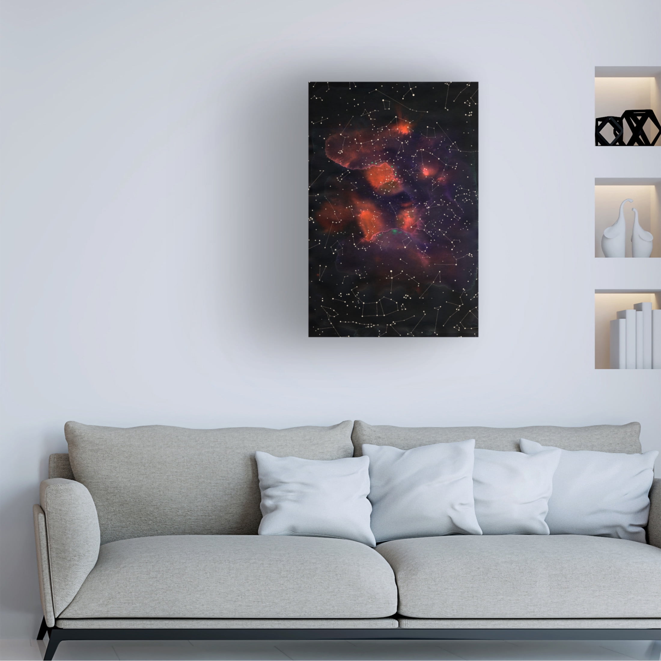 Trademark Fine Art Florent Bodart Le Cosmos Canvas Wall Art