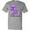 AC-Heather Grey, variant on Inktastic Care, Support, Cure Alzheimers Awareness T-Shirt
