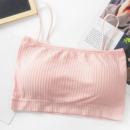 

DORKASM Support Bralettes for Women with Support Padded Sports Wireless Crop Tops Bra