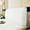 white(1.2m), variant on Nvzi-a 1 piece thick elastic simple plush household headboard cover soft package backrest fully wrapped bedhead cover dust protection cover 1.2m long (white)