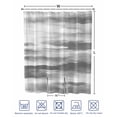 thumbnail image 4 of Split Shower Curtain for Transfer Bench, Gray White Fabric Shower Curtains for Bathroom, Vintage Country Abstract Gradient Mottled Tub Sliding Transfer Bench Waterproof Bath Curtains 72"x84", 4 of 9