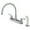 Polished Chrome, variant on Kingston Brass KB791 Magellan 8-Inch Centerset Kitchen Faucet, Polished Chrome