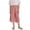 Pink, variant on Girls Wide Leg Pants Thin Lace Trim 7/8 Straight Leg forest Casual Culottes Green 7-8 Years