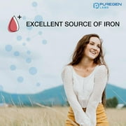Puregen Labs Ferrous Gluconate 324 mg [High Potency] Iron Deficiency Supplement - Gentle on Stomach - 100 Tablets - 1PK