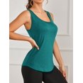 thumbnail image 6 of Pinspark Tank Top for Women Sleeveless Workout Tops Racerback Gym Yoga Running Tanks Sleeveless Athletic Shirts, 6 of 6