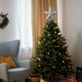 thumbnail image 4 of Xihbxyly Adorno para Árbol de Navidad, Estrella de Cinco Puntas con Cuentas, Elegante Diseño En Polvo, Metal y Plástico Inoxidables, Decoración para El Hogar y La Oficina, Ideal para Fiestas Navideña, 4 of 7