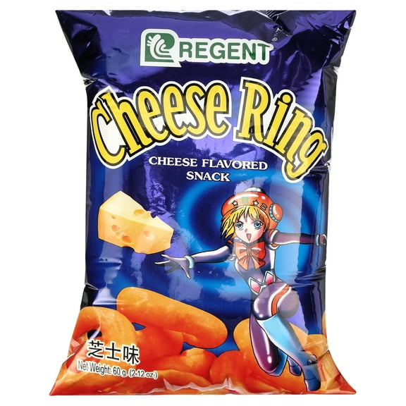 Regent Cheese Ring Snacks, 60 Gram