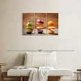 thumbnail image 2 of Elephant Stock Sliced Fruits Wall Art - Horizontal Multi Panel Canvas - Kitchen Wall Decor - Food And Drink Multi Panel - Beige And Green Decor - 33" x 20", 2 of 8