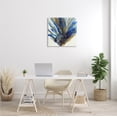 thumbnail image 2 of Stupell Industries Abstract Coral Burst Nautical Blue Brown Expression Abstract Painting Gallery Wrapped Canvas Print Wall Art, 24 x 24, 2 of 6