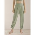 thumbnail image 4 of Wide Leg Yoga Pants for Women Loose Cozy Sweatpants High Waisted Lounge Flowy Pants with Pockets Green M, 4 of 10