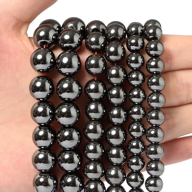 Piedra redonda Natural 4 6 8 10 12mm cristales de ojo de tigre Lava turquesas Jades cuentas sueltas para fabricación de joyería DIY pulsera costura Dengxun unisex