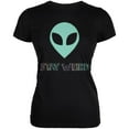 thumbnail image 1 of Stay Weird Alien Juniors Soft T Shirt, 1 of 1