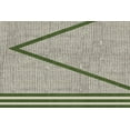 thumbnail image 5 of Casavani Hand Block Printed Cotton Green Area Rugs 9'x12' Area Rugs for Living Room & Dining Room, 5 of 6