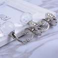 Fyrome 2 Pack Clear Crystal Curtain Holdbacks Tassel Curtain Tieback