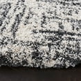 thumbnail image 3 of SAFAVIEH Hudson Shag Jada Abstract Area Rug, Ivory/Dark Grey, 7' x 7' Round, 3 of 8