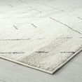 thumbnail image 5 of Contemporary 8x10 Area Rug (7'11'' x 10'3'') Geometric Cream, Gray Living Room Easy to Clean, 5 of 10