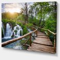 thumbnail image 2 of Pathway à Plitvice Lakes - Impression sur Toile Photographie de Paysage, 2 of 3