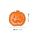 thumbnail image 3 of TIELUTT Halloween Pumpkin Bat & Candy Dish | Fruit Tray | PP 11x7 Baking Pan Disposable Cookie Sheets Half Sheet Baking Pans Dark Baking Racks for Oven Use with Pan Cooking Pan with Wire Rack, 3 of 7