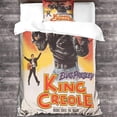 thumbnail image 1 of Elvis Presley Bedding Set Rock 'n' Roll Singer Print Microfiber Duvet Cover with Zipper, 1 of 5