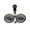 Gray #027, variant on Dual Head Car Fan for Back Seat with Digital Screen, Adjustable Wind Speed Portable Car Cooling Fan for Family Car Camper Van Interior Cabin Cooling