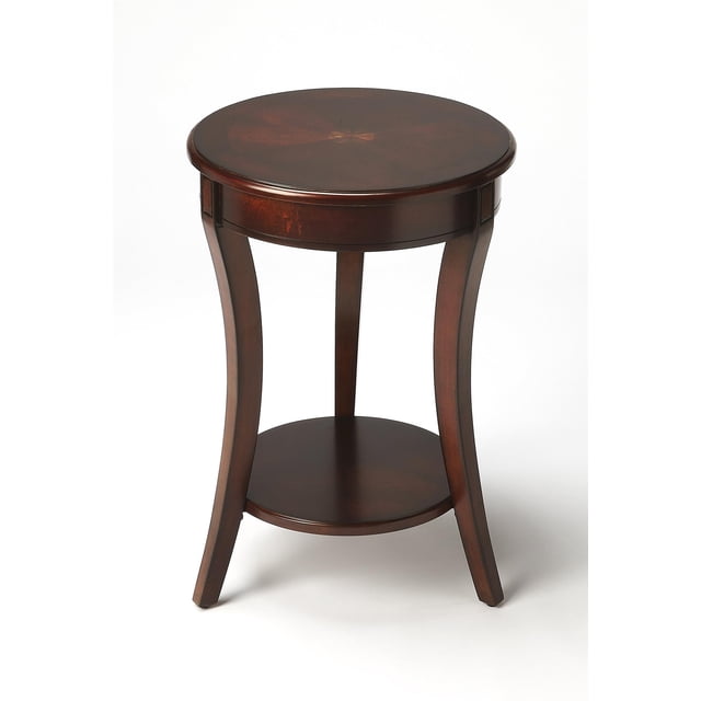 Butler Specialty Table d'Appoint Ronde Traditionnelle en Cerisier Plantation