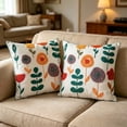 thumbnail image 5 of Sanmadrola Throw Pillow Covers Embroidered 18x18'' Boho Decorative Pillow Cover for Living Room Couch Sofa Bed Home Decor, 5 of 9
