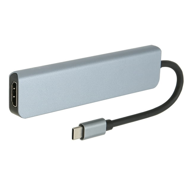 Hub USBC, 6 en 1 Hub USB USBC Adaptador USBC multipuerto Máxima confiabilidad