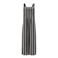 thumbnail image 5 of ABATAB Women's Striped Wide Leg Overalls Summer Sleeveless Romper Square Neck Long Pants Comfy Baggy Jumpsuits with Pockets, 5 of 7