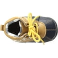 thumbnail image 5 of Luvable Friends Baby Boy Crib Shoes, Tan Navy, 0-6 Months, 5 of 8