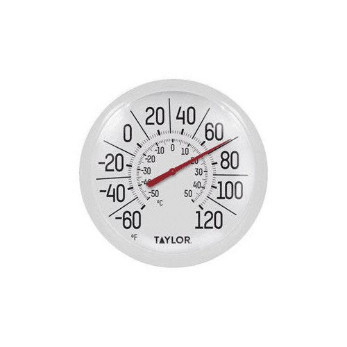 Taylor Precision 5631 ColorTrack Dial Outdoor Wall Thermometer 