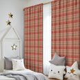 thumbnail image 5 of Red Blue Plaid Red Kids Curtains,Childrens Insulated Curtains Set Of 2,Bedroom Essentials,Teen Room Decor 52"X84", 5 of 5