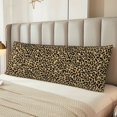 thumbnail image 2 of Balery Leopard Print Funda Protectora para Almohada Corporal de Algodón Hipoalergénico con Cierre(55 x 21 pulgadas), Almohadas No Incluidas, 2 of 7