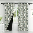 thumbnail image 2 of LFEEY Botanical Print, Blackout Curtains with Lining 42x72 inches, set of 2, 2 of 6
