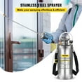 thumbnail image 3 of VEVOR 2Gal Stainless Steel Sprayer, Set with 20" Wand& Handle& 3FT Reinforced Hose, Hand Pump Sprayer with Pressure Gauge&Safety Valve, Adjustable Nozzle Suitable for Gardening and Sanitizing, 3 of 10