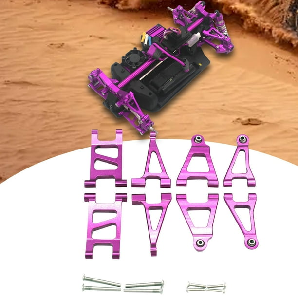 Brazo oscilante para coche RC 1/14 CUTICAT Violeta, aleación de aluminio, piezas de repuesto