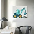 thumbnail image 4 of Nawypu Framed Canvas Wall Art, Wall Decor Construction Trucks Artwork Decor,  Wall Art For Kids Bedroom Children Nursery Wall Art Rainbow Decor-Inclusive Classroom - Wallart-055, 4 of 5