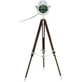 thumbnail image 3 of Vintage Style Searchlight Floor Lamp Nautical Wooden Tripod Stand, 3 of 9