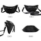 thumbnail image 4 of Bolso De Hombro Bolso de pecho para mujer, correa ajustable para el hombro, monedero para niñas de color sólido (negro), 4 of 8