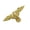 Gold, variant on East German Bird Brooch Lightweight Metal Roleplay Historical Reenactment Cosplay Badge