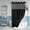 Black-71"W x 74"L (Pack of 1), variant on Shower Curtain & Liner Set Black 71"W x 74"L (Pack of 1) Hotel Spa Use