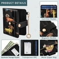 thumbnail image 5 of Small Wallet For Women Bifold Leather Pocket Coin Credit Card Holder With RFID Blocking Dogs Wearing Different Colored Coats, 5 of 6